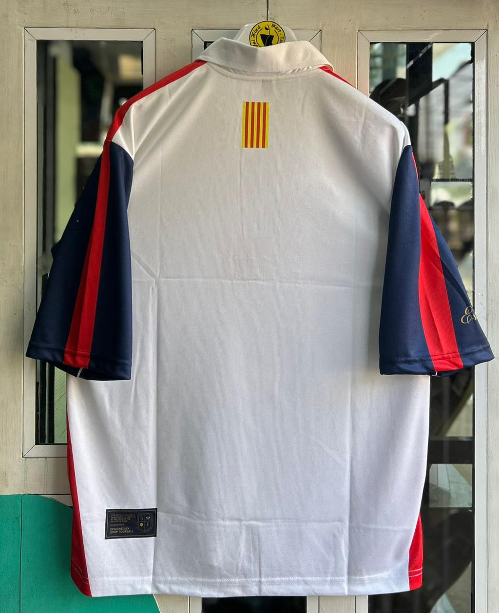 BARCELONA VINTAGE SPECIAL EDITION .FIVESLEEVE POLO EMBROIDERY