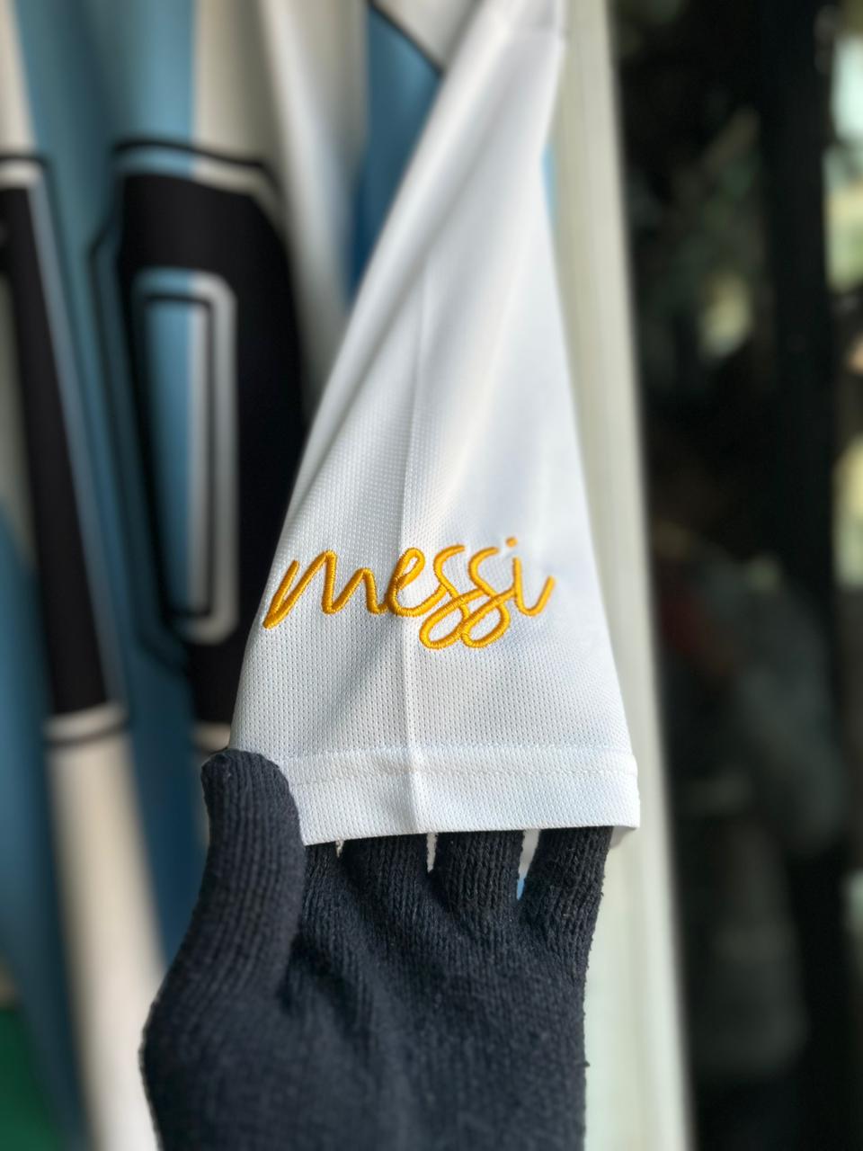 ARGENTINA SPECIAL EDITION,MARADONA&MESSI TRIBUTE ,FIVESLEEVE POLO EMBROIDERY