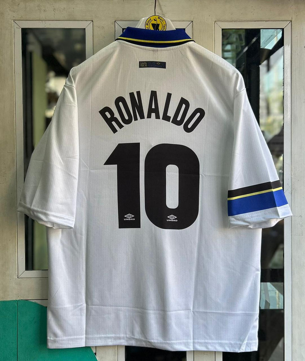 INTERMILAN 1997-98 AWAY KIT .FIVESLEEVE POLO EMBROIDERY