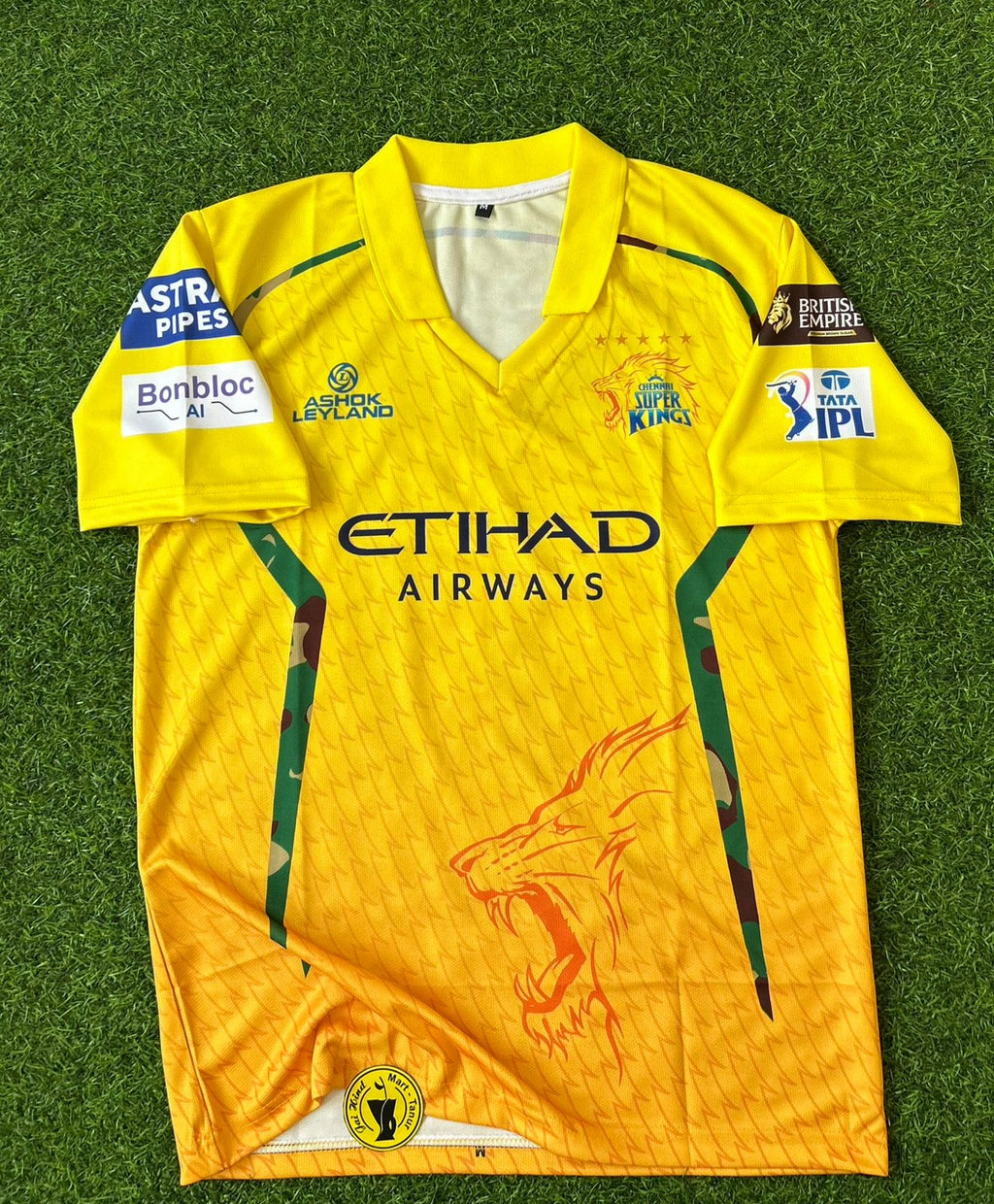 CHENNAI SUPER KING 2026 IPL, HALFSLEEVE POLO SUBLIMATION