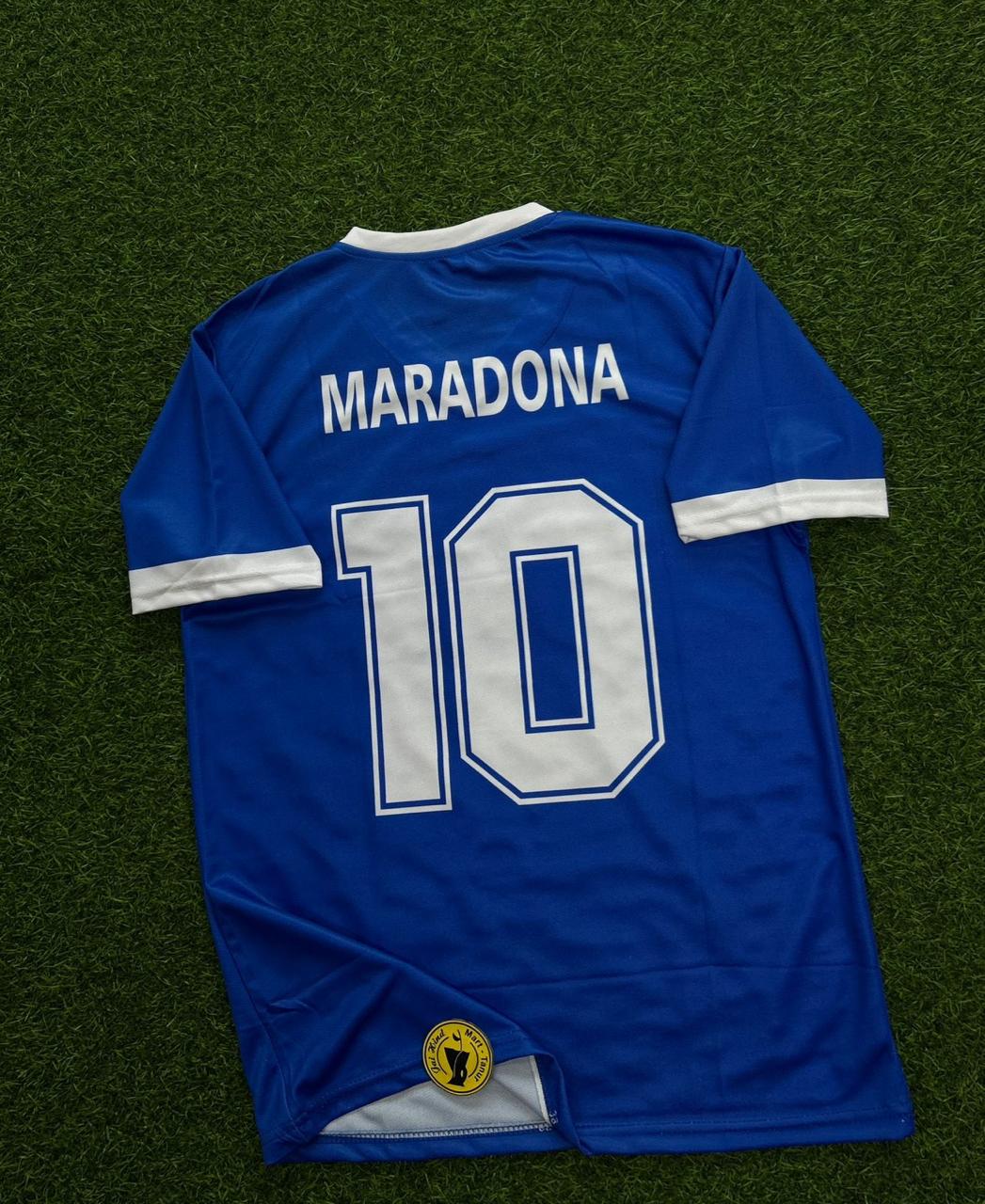 ARGENTINA 1986 WORLD CUP AWAY KIT. HALFSLEEVE SUBLIMATION