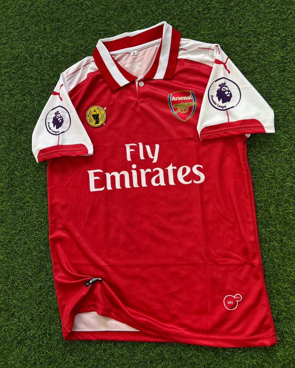 ARSENAL 2016-18 SEASON HOME KIT.HALFSLEEVE POLO SUBLIMATION