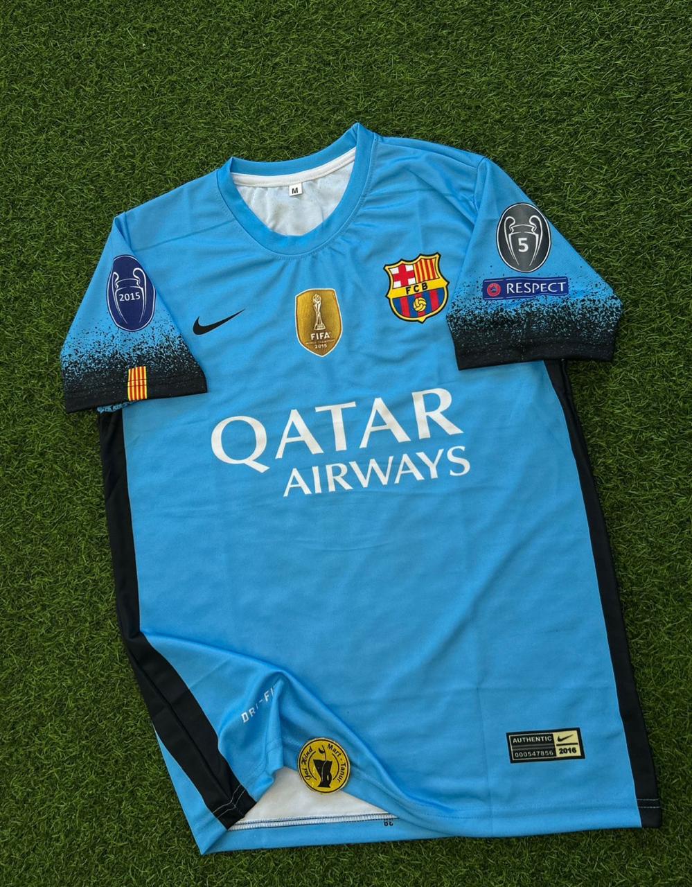 BARCELONA 2015-16 SEASON THIRD KIT. HALFSLEEVE SUBLIMATION