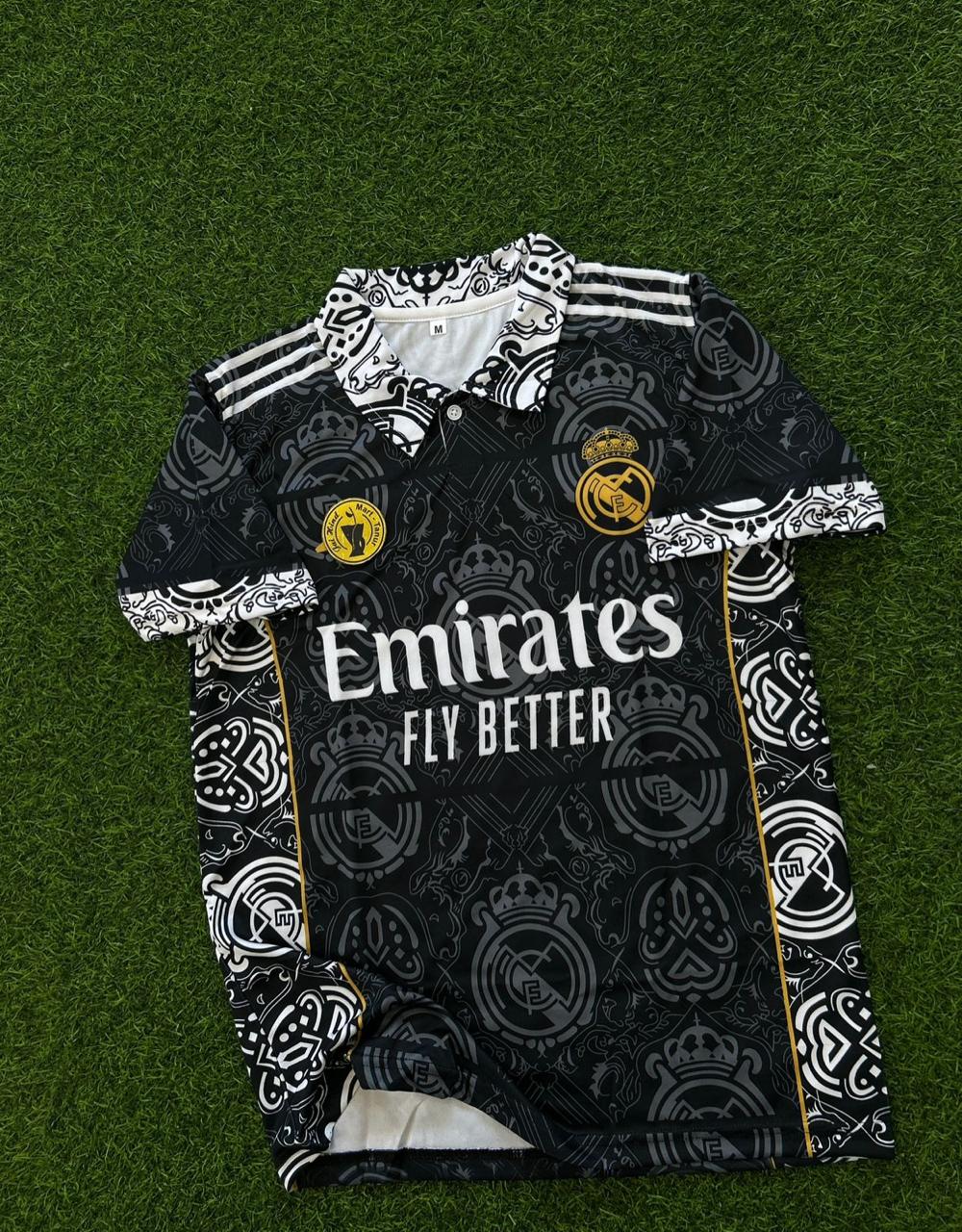 REAL MADRID FAN EDITION .HALFSLEEVE POLO SUBLIMATION