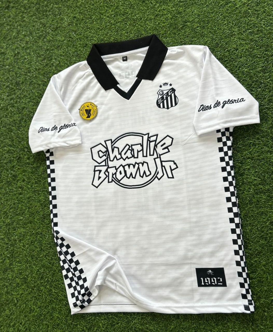 SANTOS SPECIAL EDITION,"CHARLIE BROWN JR".HALFSLEEVE POLO SUBLIMATION