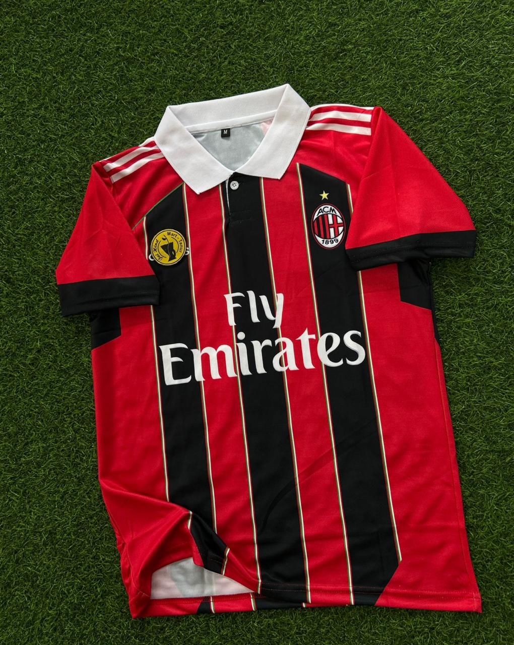 AC MILAN 2012-13 SEASON HOME KIT. HALFSLEEVE POLO SUBLIMATION