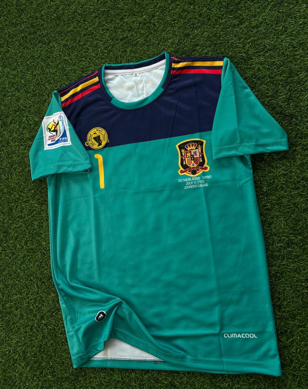 SPAIN 2010 WORLD CUP GK KIT. HALFSLEEVE SUBLIMATION