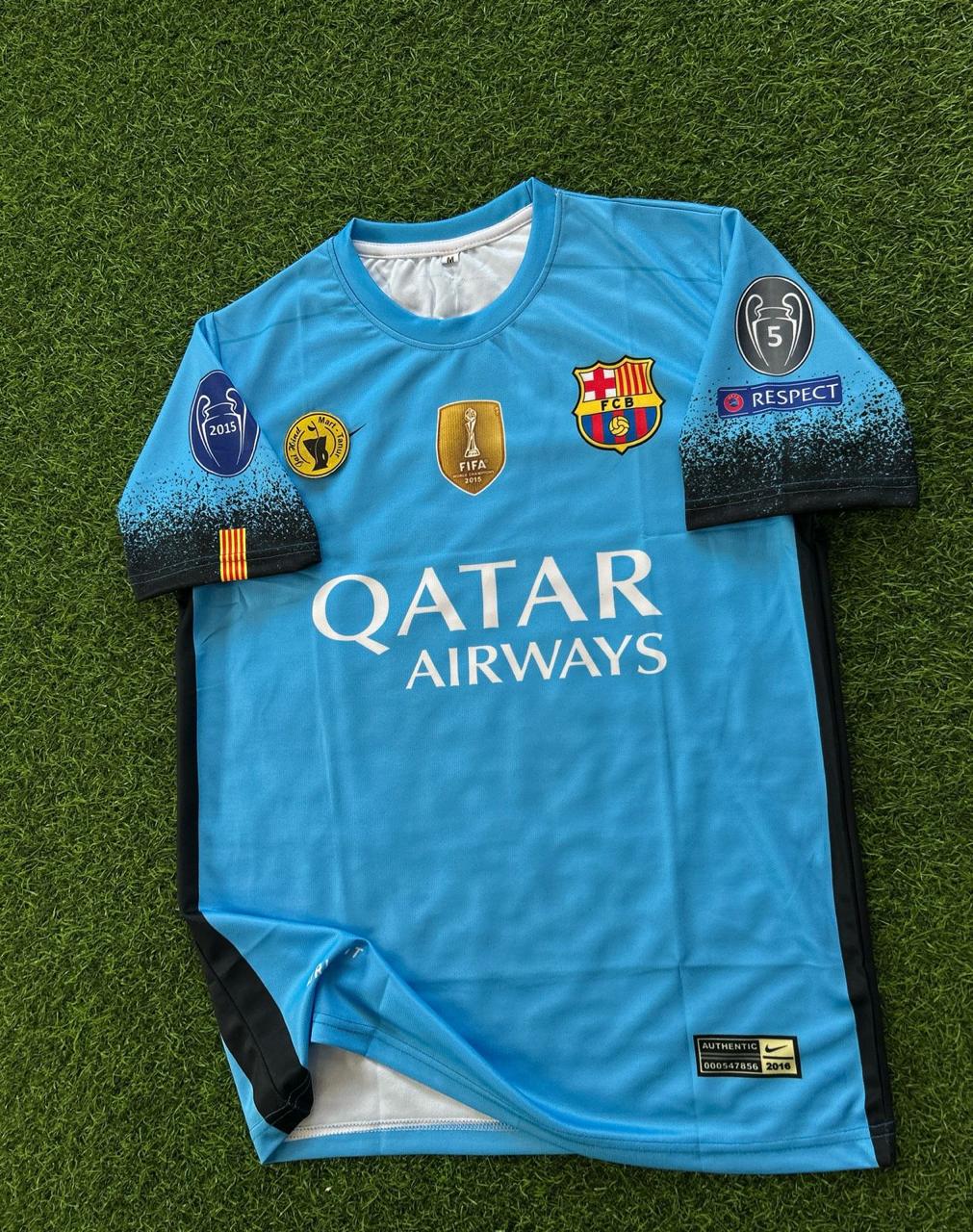 BARCELONA 2015-16 SEASON THIRD KIT. HALFSLEEVE SUBLIMATION