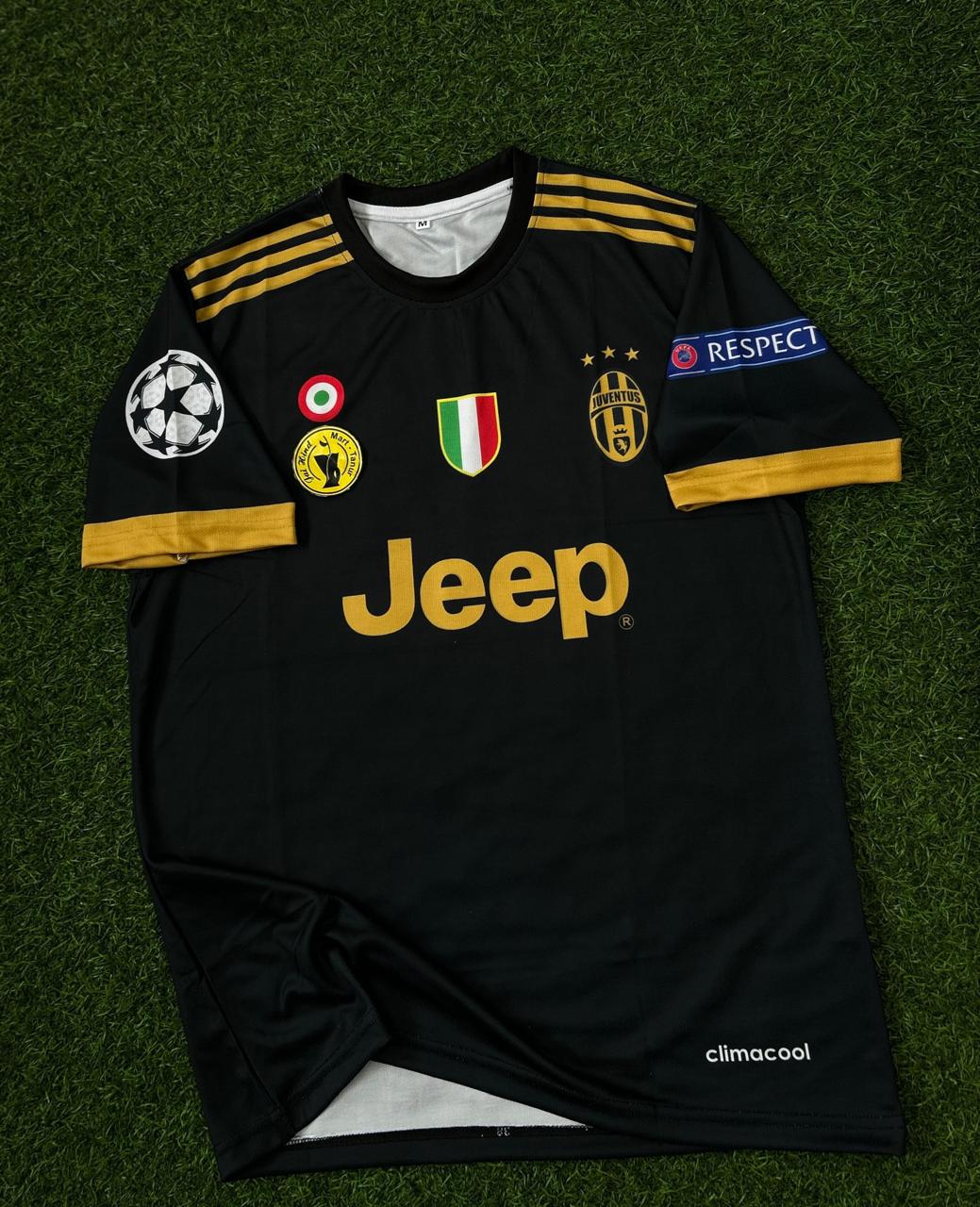 JUVENTUS 2015-16 SEASON THIRD KIT. HALFSLEEVE SUBLIMATIIOIN