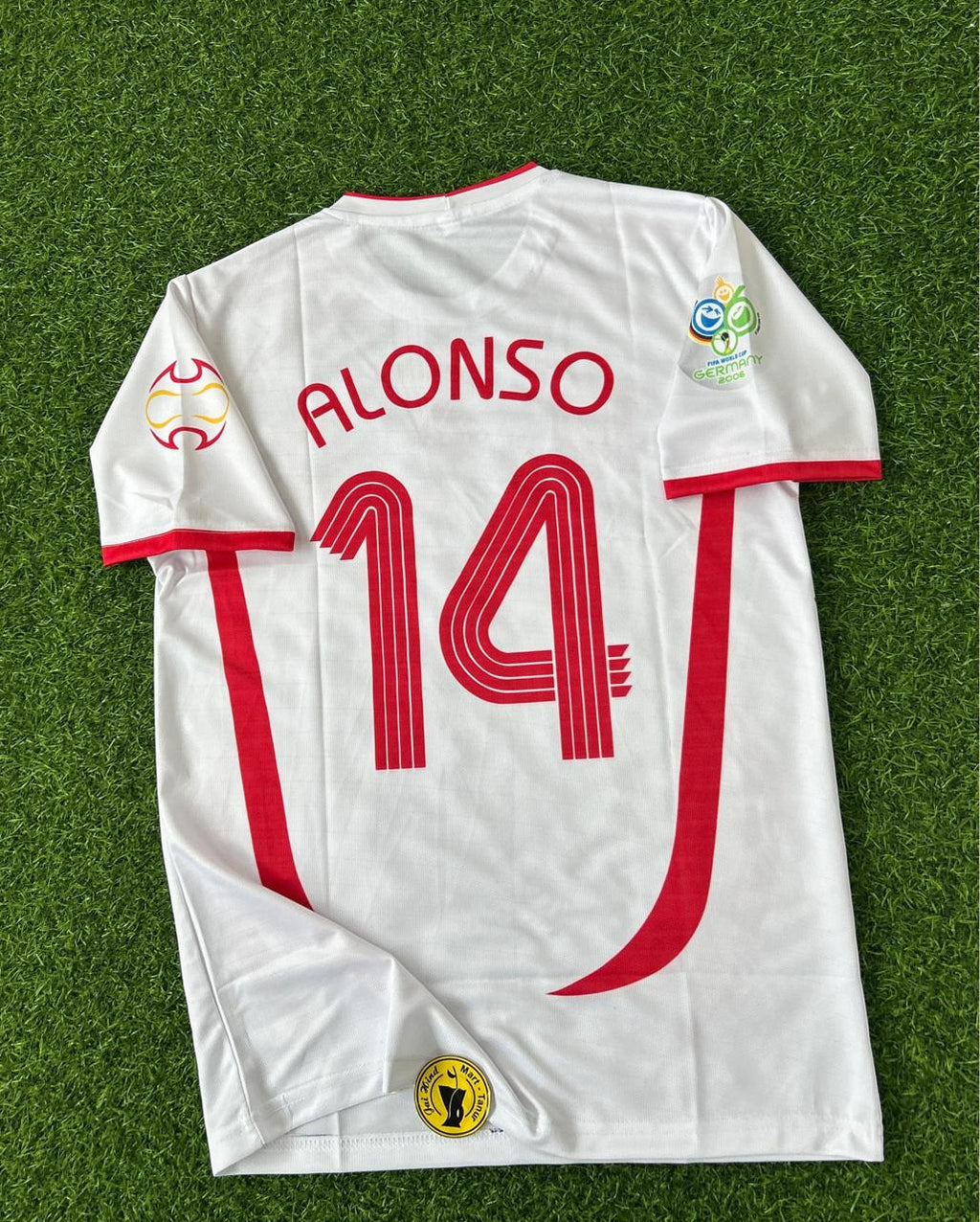 SPAIN 2006 WORLD CUP AWAY KIT. HALFSLEEVE SUBLIMATION