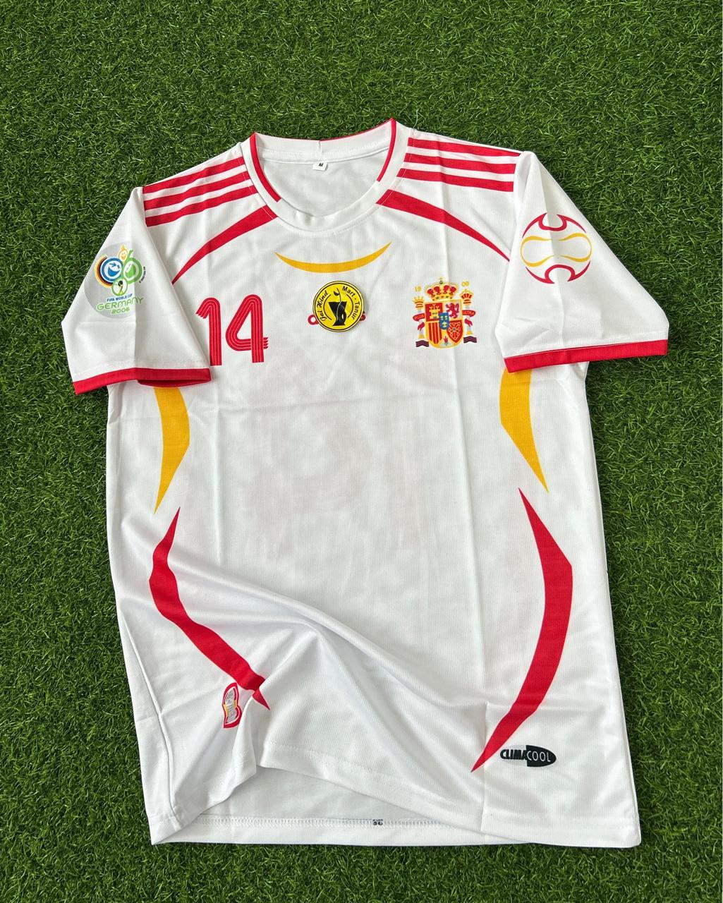 SPAIN 2006 WORLD CUP AWAY KIT. HALFSLEEVE SUBLIMATION