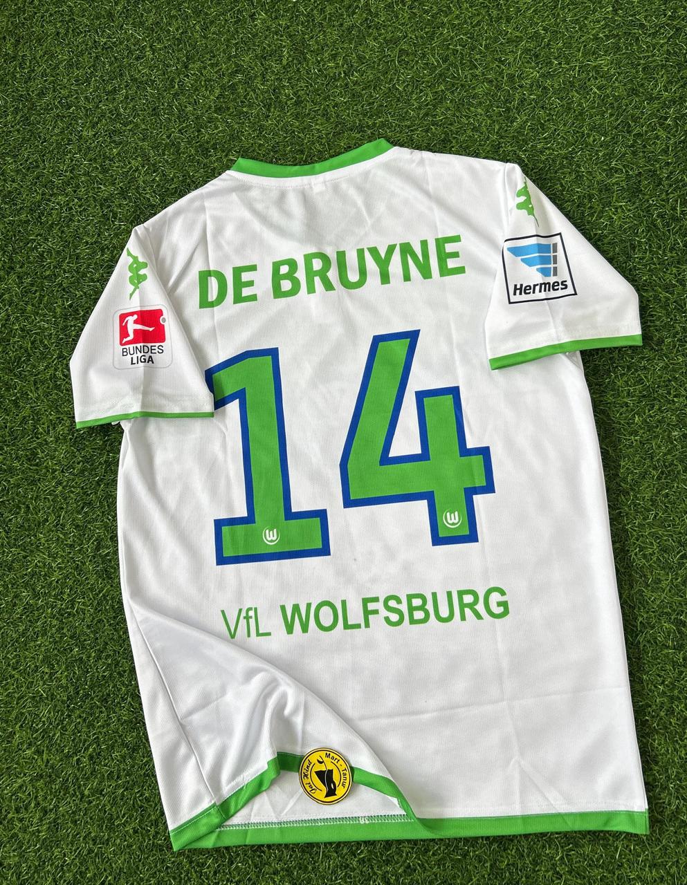 WOLFSBURG 2015-16 SEASON HOME KIT.HALFSLEEVE SUBLIMATION ,BUTTON NECK
