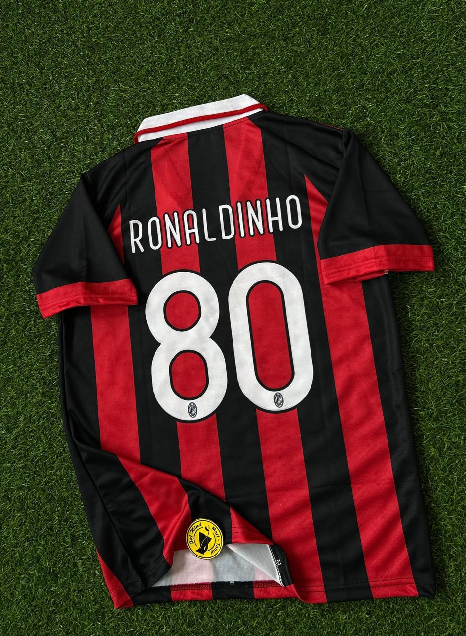 AC MILAN 2008-09 SEASON HOME KIT. HALFSLEEVE POLO SUBLIMATION