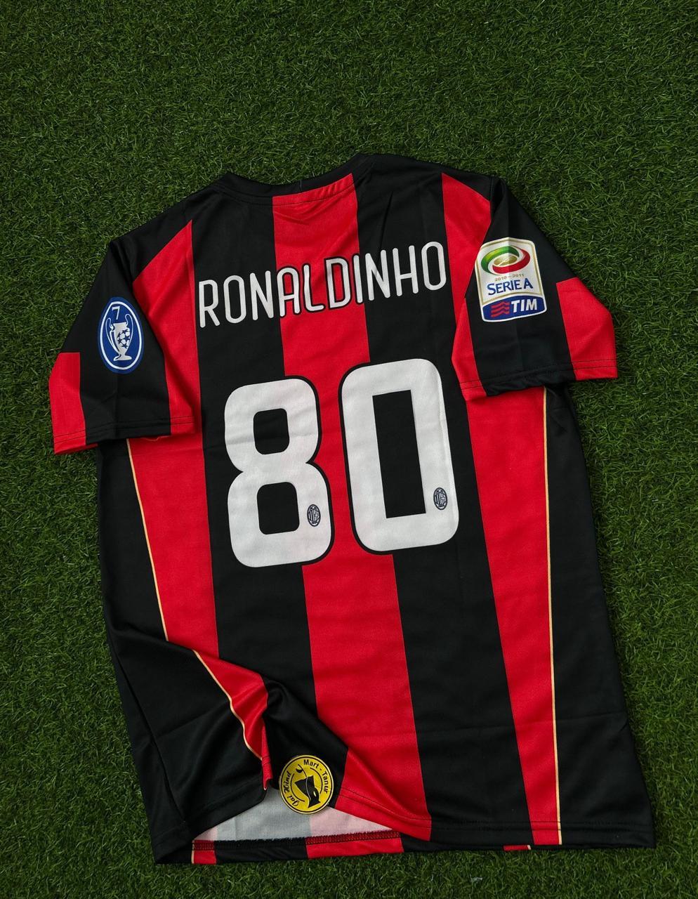 AC MILAN 2013-24 SEASON HOME KIT. HALFSLEEVE SUBLIMATION