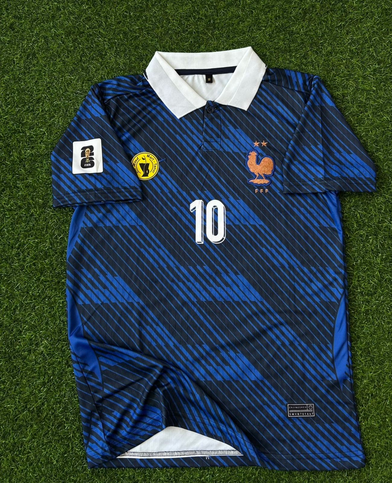 FRANCE 2026 WORLDCUP HOME KIT, HALFSLEEVE POLO EMBROIDERY