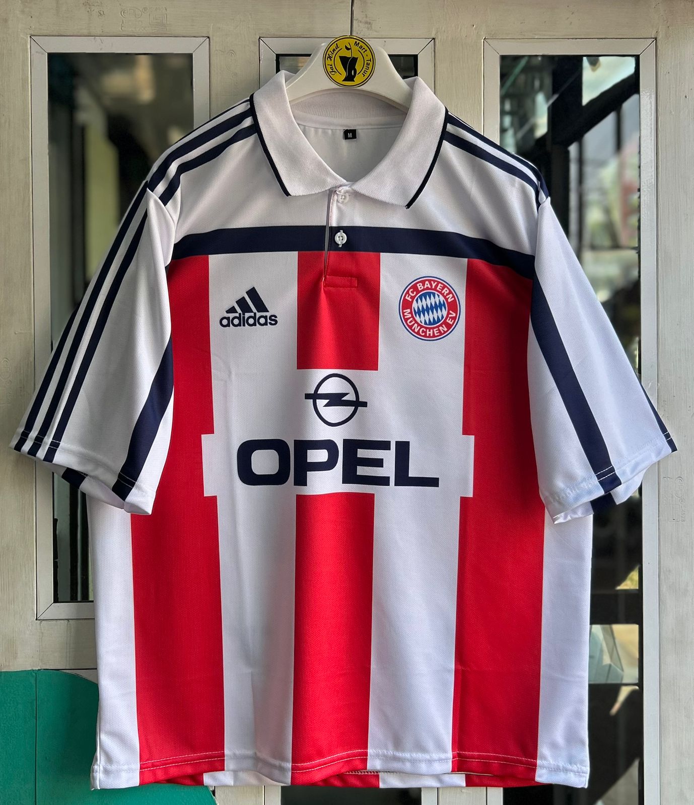 BAYERN MUNICH 2000-01 AWAY KIT, FIVESLEEVE POLO SUBLIMATION