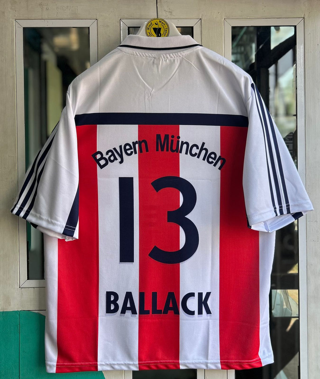 BAYERN MUNICH 2000-01 AWAY KIT, FIVESLEEVE POLO SUBLIMATION