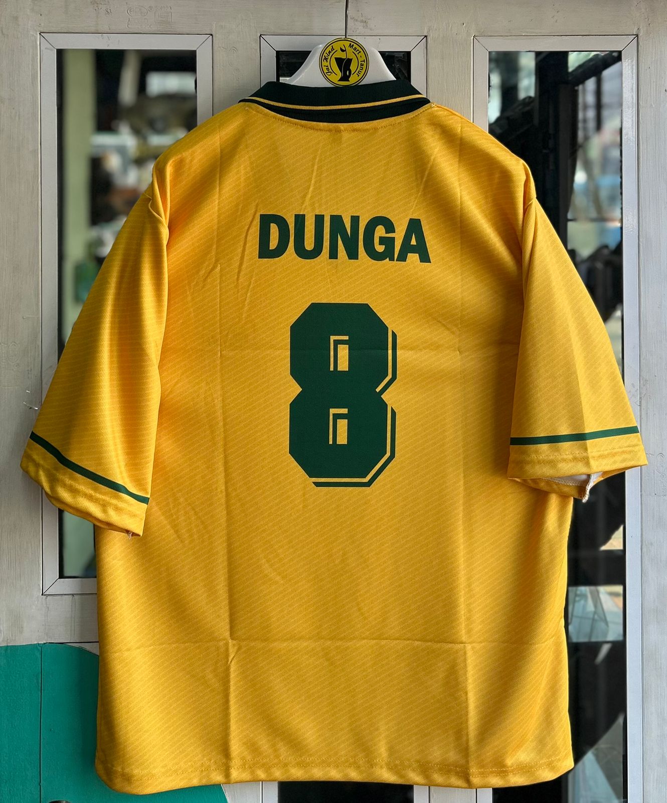 BRAZIL 1994  WORLD CUP VINTAGE KIT, FIVESLEEVE POLO EMBROIDERY