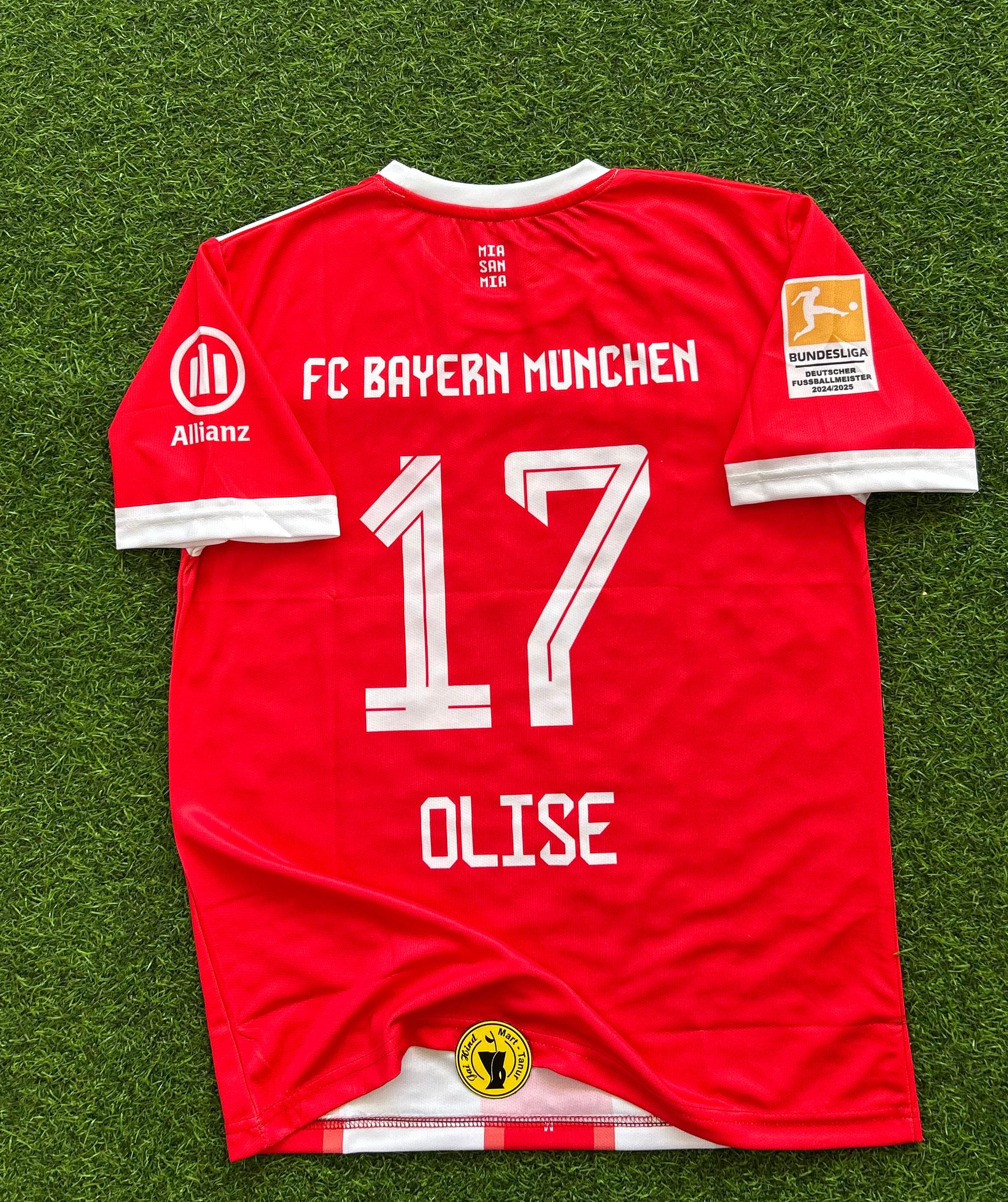 BAYERN MUNICH 2025-26 SEASON HOME KIT, HALFSLEEVE SUBLIMATION