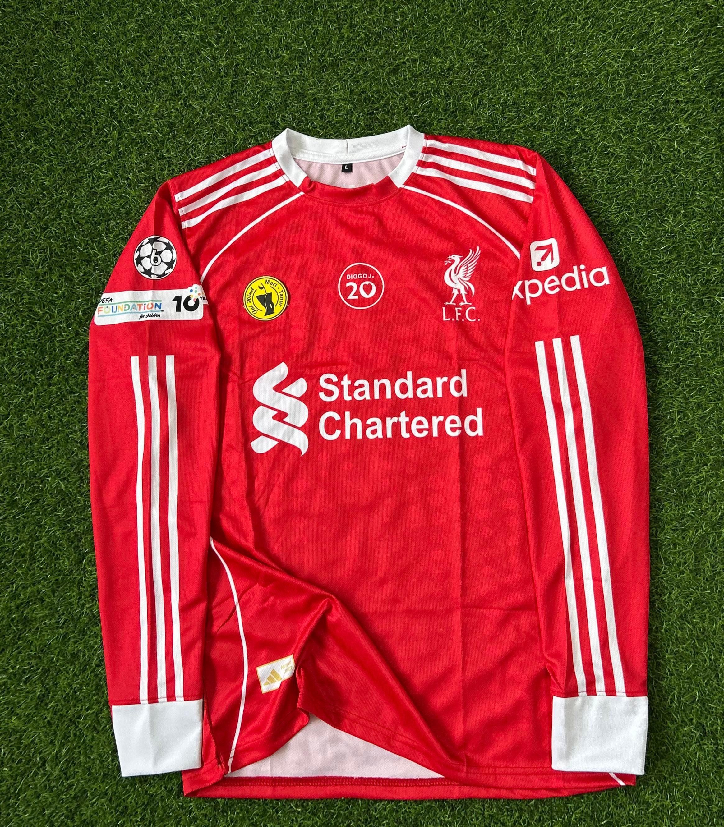 LIVERPOOL 2025-26 SEASON HOME KIT, FULSLEEVE SUBLIMATION