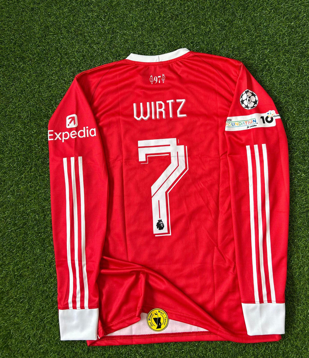 LIVERPOOL 2025-26 SEASON HOME KIT, FULSLEEVE SUBLIMATION