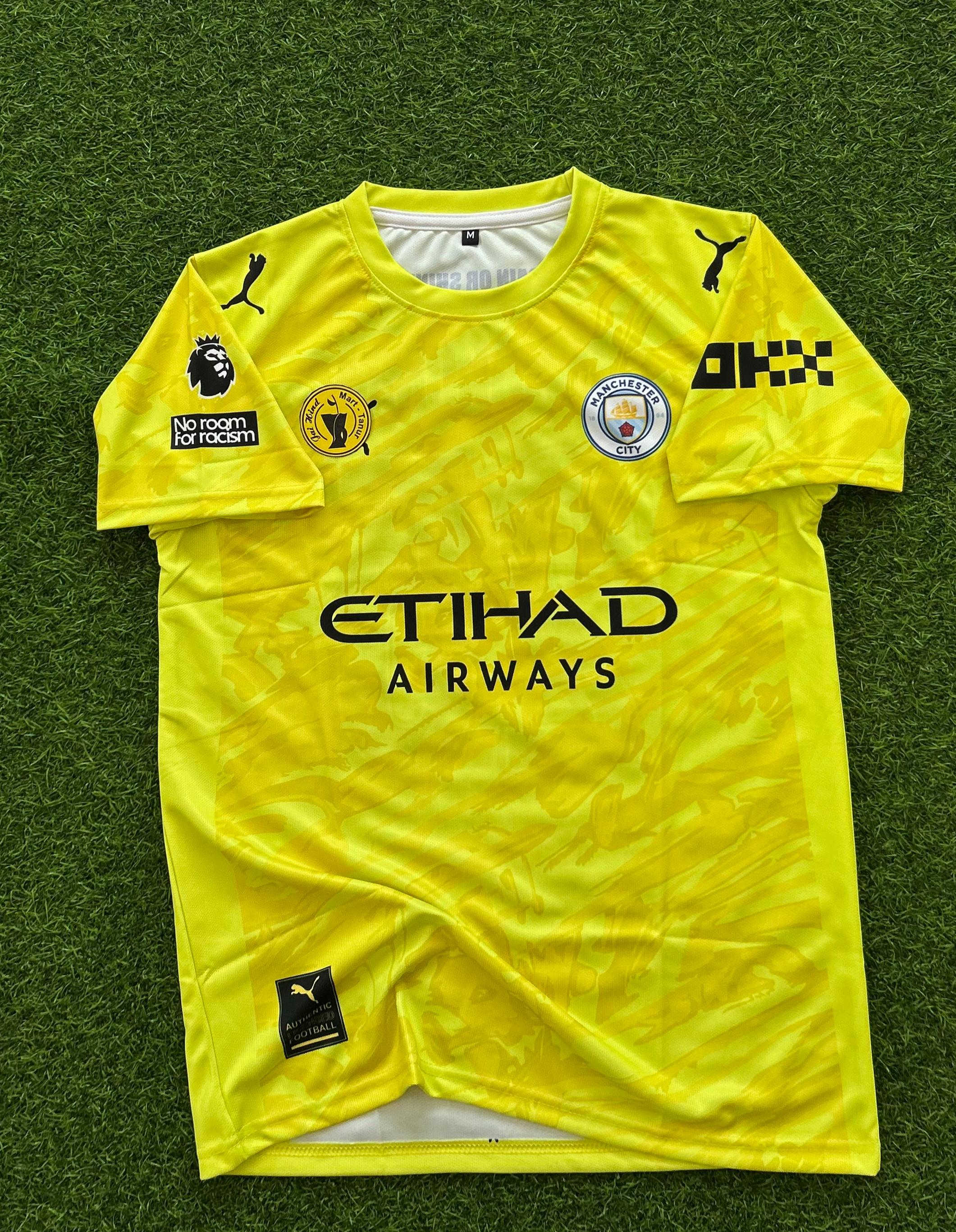 MAN CITY 2025-26 SEASON GK KIT,HALFSLEEVE SUBLIMATION