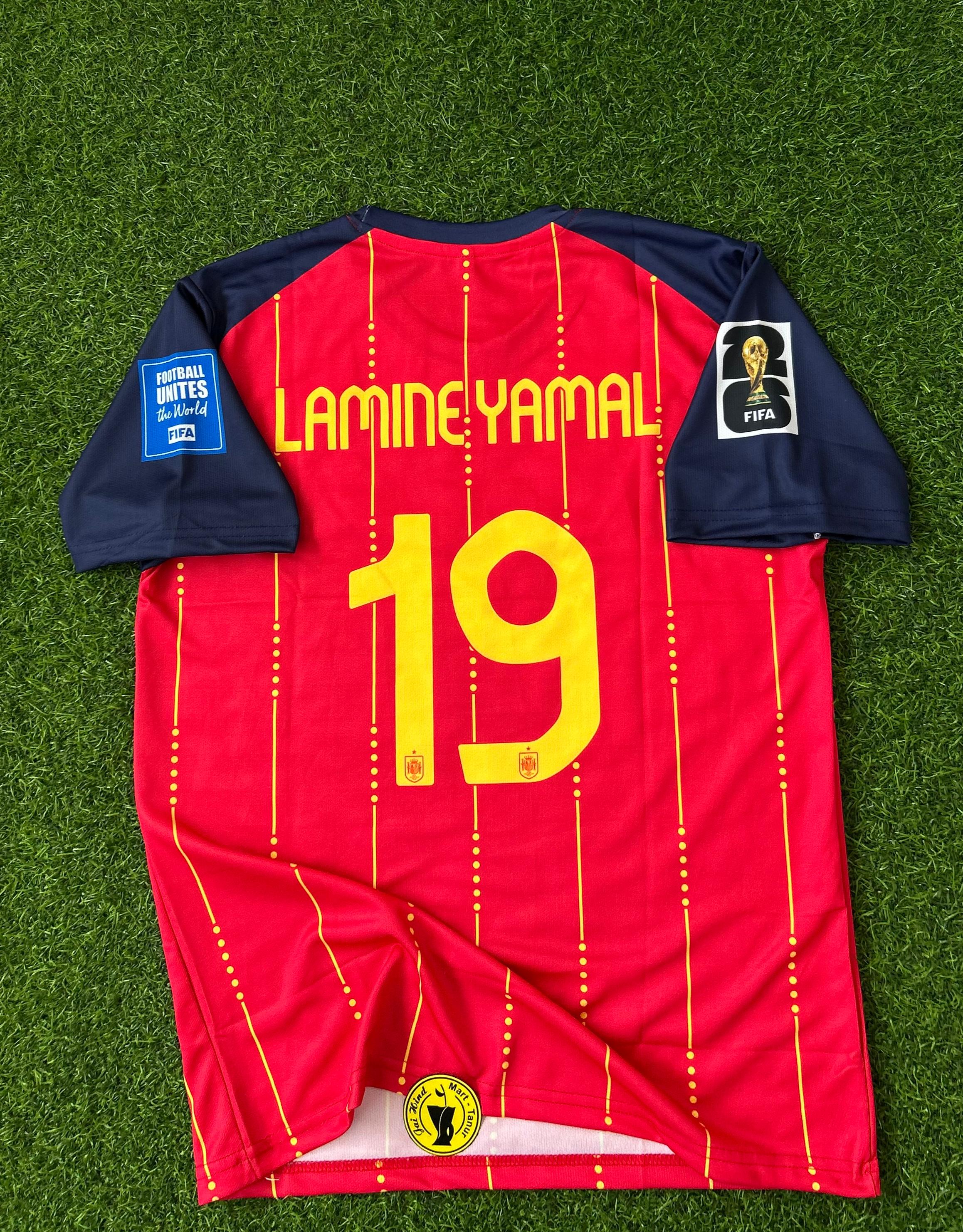 SPAIN 2026 WORLD CUP HOME KIT. HALFSLEEVE SUBLIMATION
