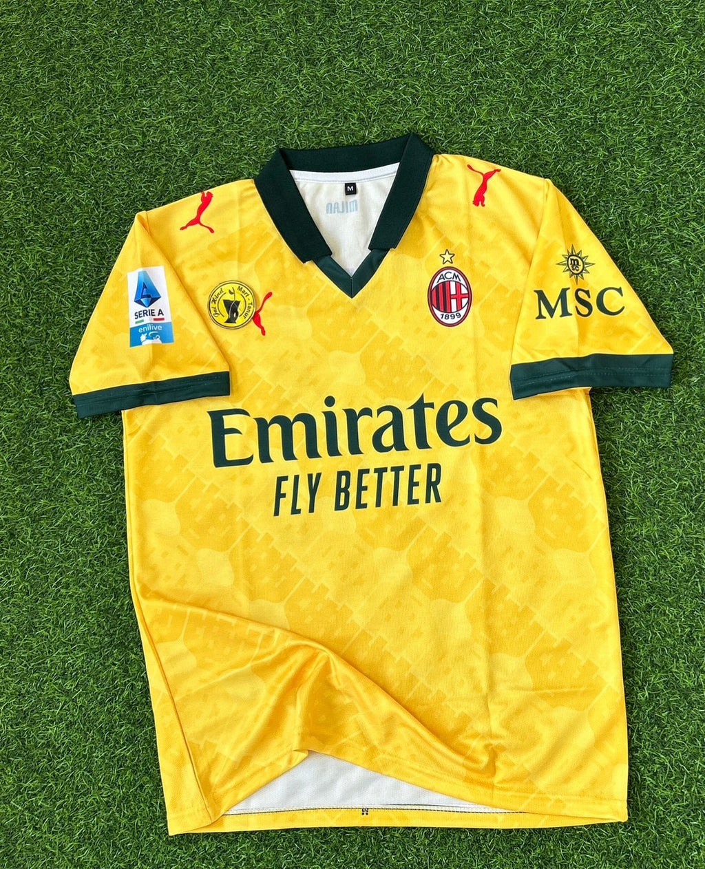 AC MILAN 2025-26 SEASON THIRD KIT, HALFSLEEVE POLO SUBLIMATION