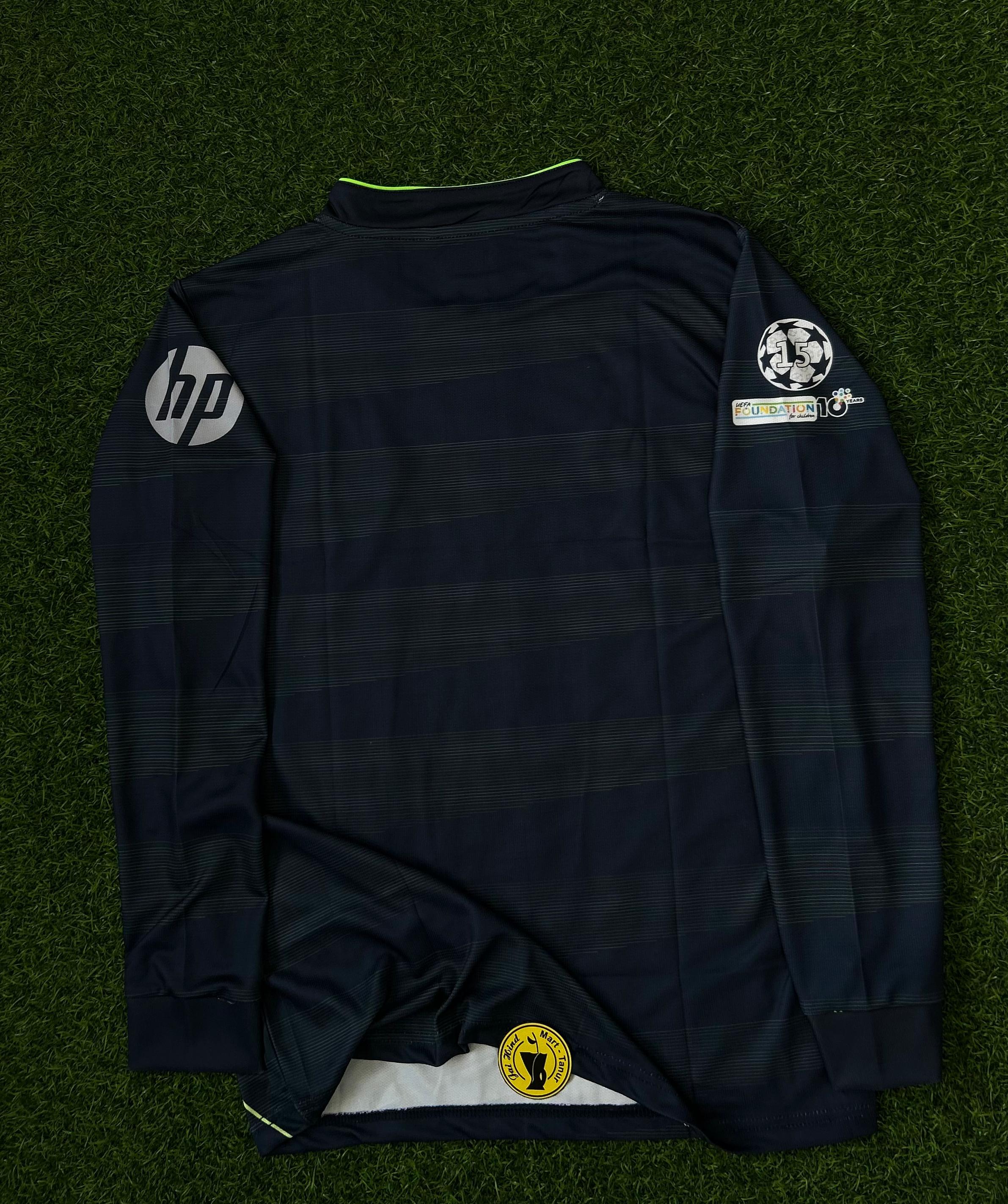 REAL MADRID 2025-26 SEASON AWAY KIT, FULLSLEEVE POLO EMBROIDERY