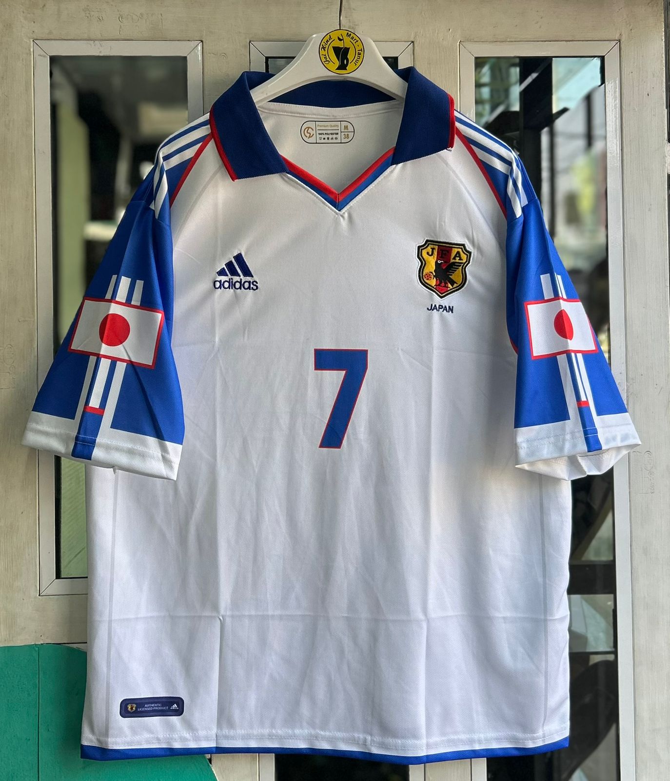 JAPAN 2000-01 AWAY KIT,FIVESLEEVE POLO EMBROIDERY