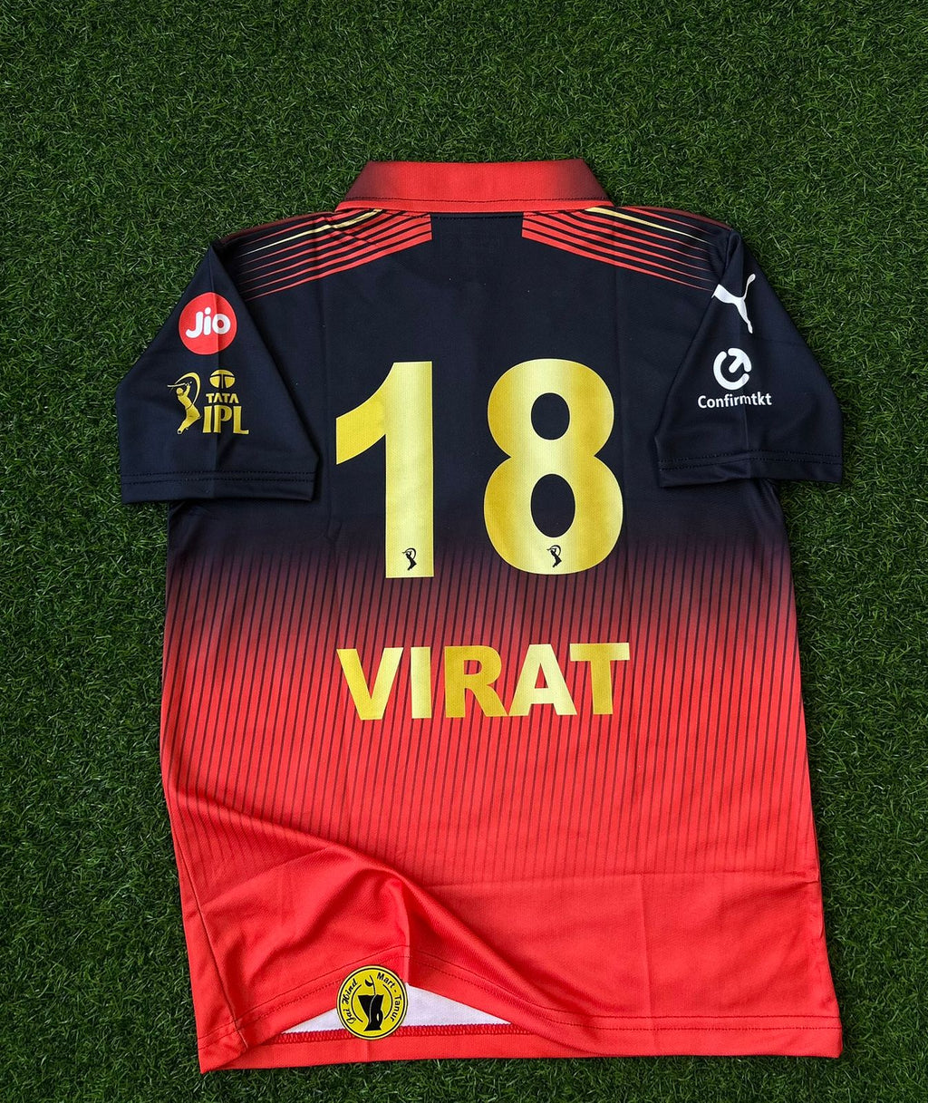 RCB 2026 IPL KIT, HALFSLEEVE POLO EMBROIDERY
