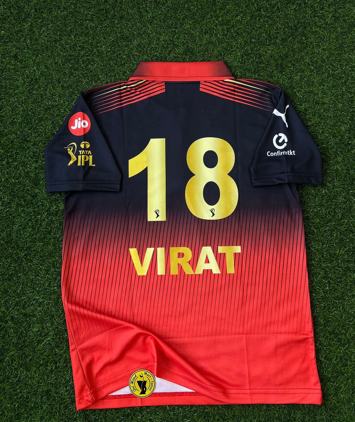 RCB 2026 IPL KIT, HALFSLEEVE POLO EMBROIDERY
