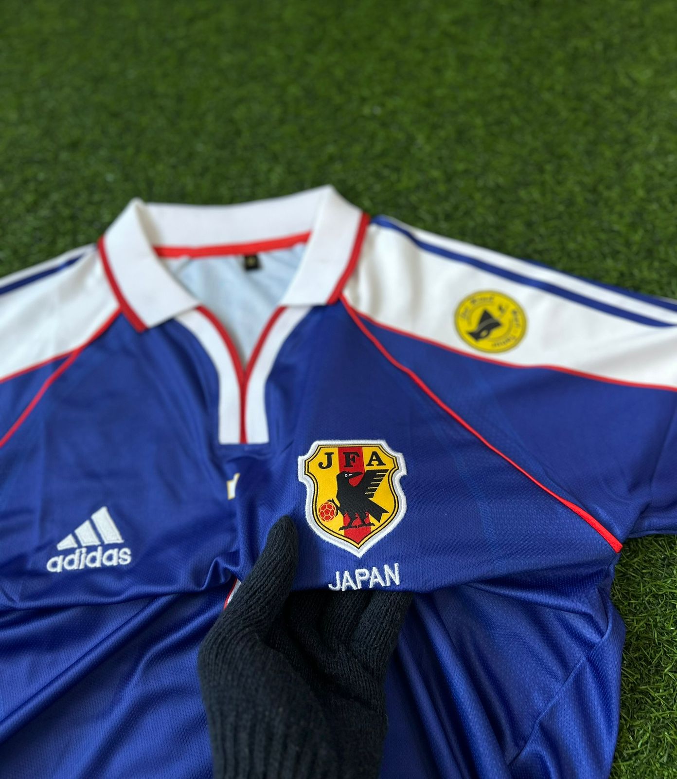 JAPAN 2000-01 HOME KIT, HALFSLEEVE POLO EMBROIDERY