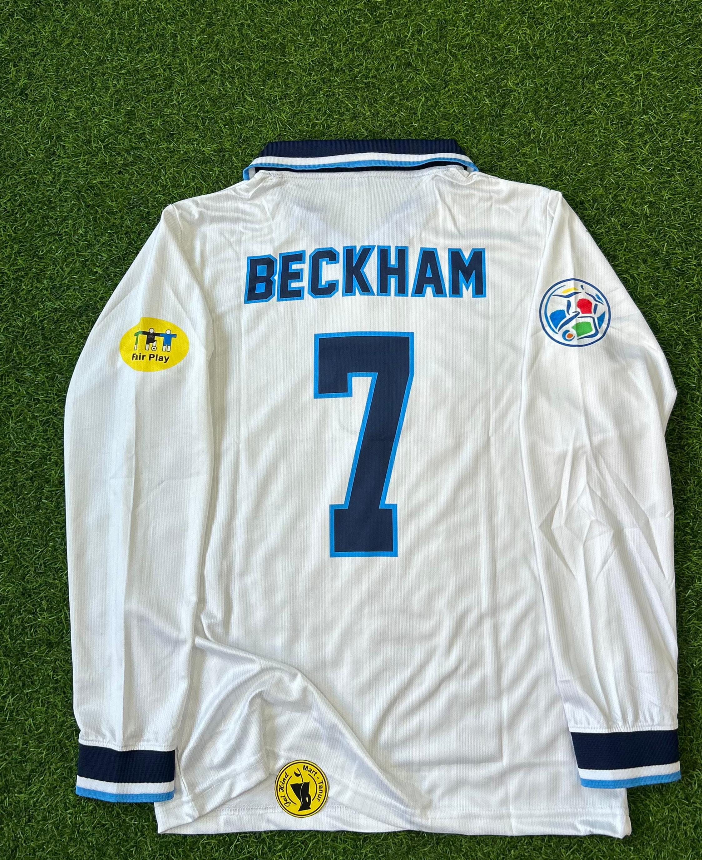 ENGLAND 1996 HOME KIT, FULLSLEEVE POLO EMBROIDERY