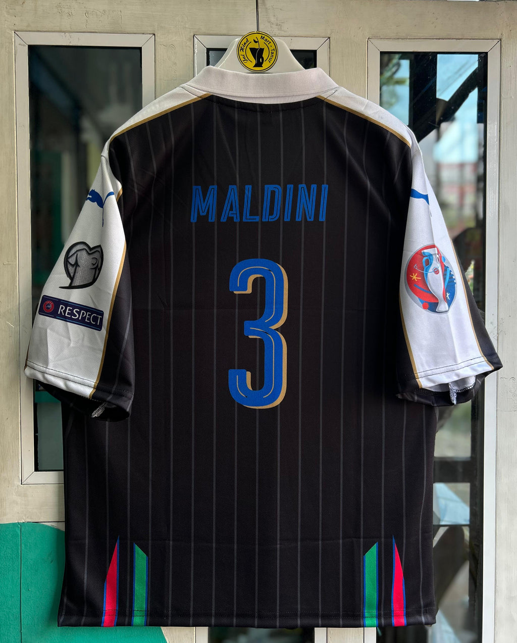 ITALY VINTAGE SPECIAL EDITION ,FIVESLEEVE POLO EMBROIDERY