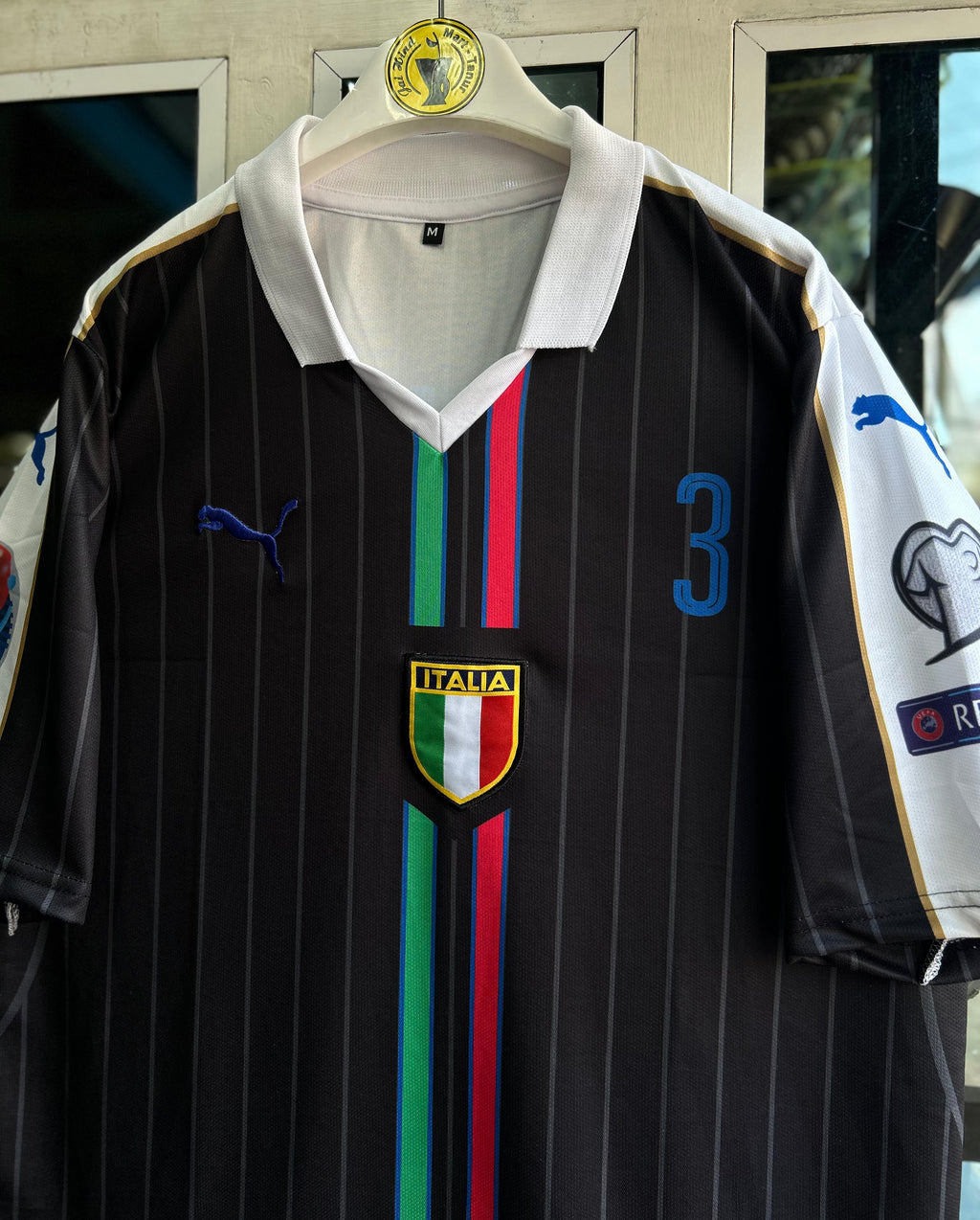 ITALY VINTAGE SPECIAL EDITION ,FIVESLEEVE POLO EMBROIDERY