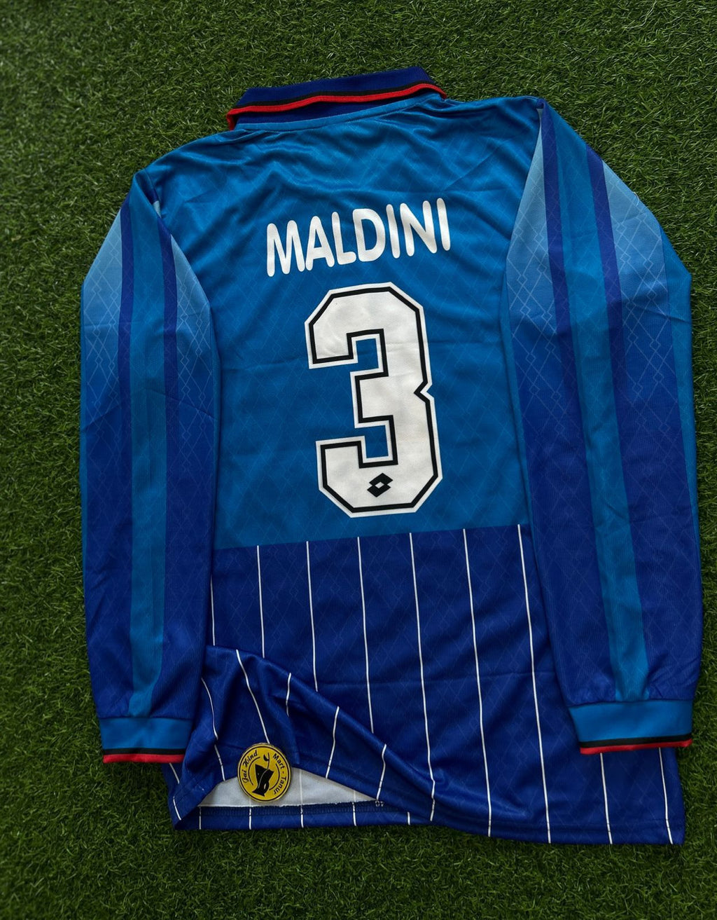 AC MILAN 19995-96 FOURTH KIT, FULLSLEEVE POLO SUBLIMATION