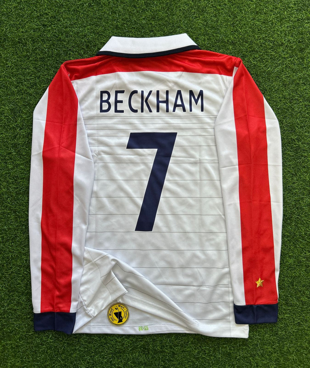 ENGLAND 2004 HOME KIT, FULLSLEEVE POLO EMBROIDERY