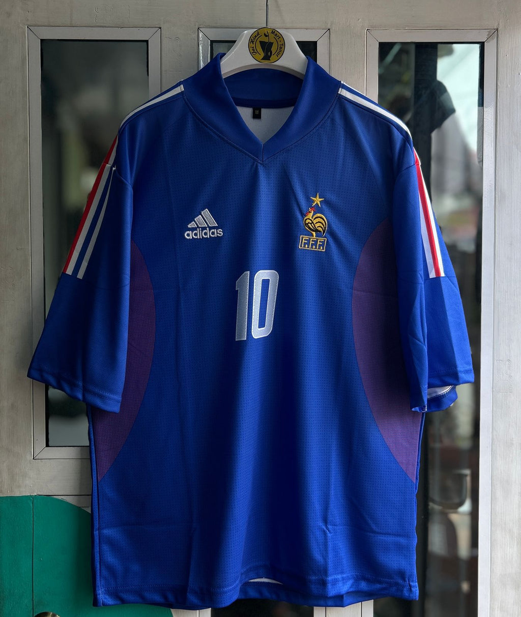 FRANCE 2002-04 HOME KIT, FIVESLEEVE EMBROIDERY