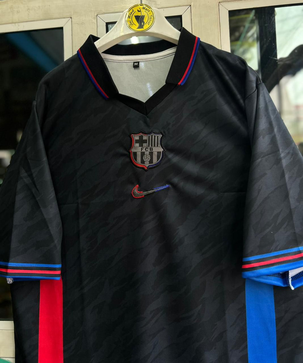 BARCELONA x TRAVISCOTT AWAY KIT, FIVESLEEVE POLO EMBROIDERY