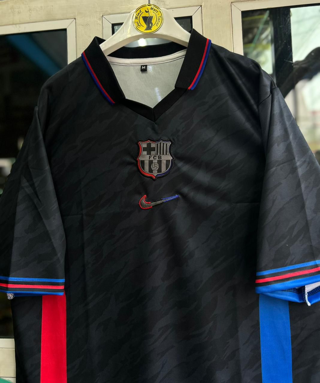 BARCELONA x TRAVISCOTT AWAY KIT, FIVESLEEVE POLO EMBROIDERY