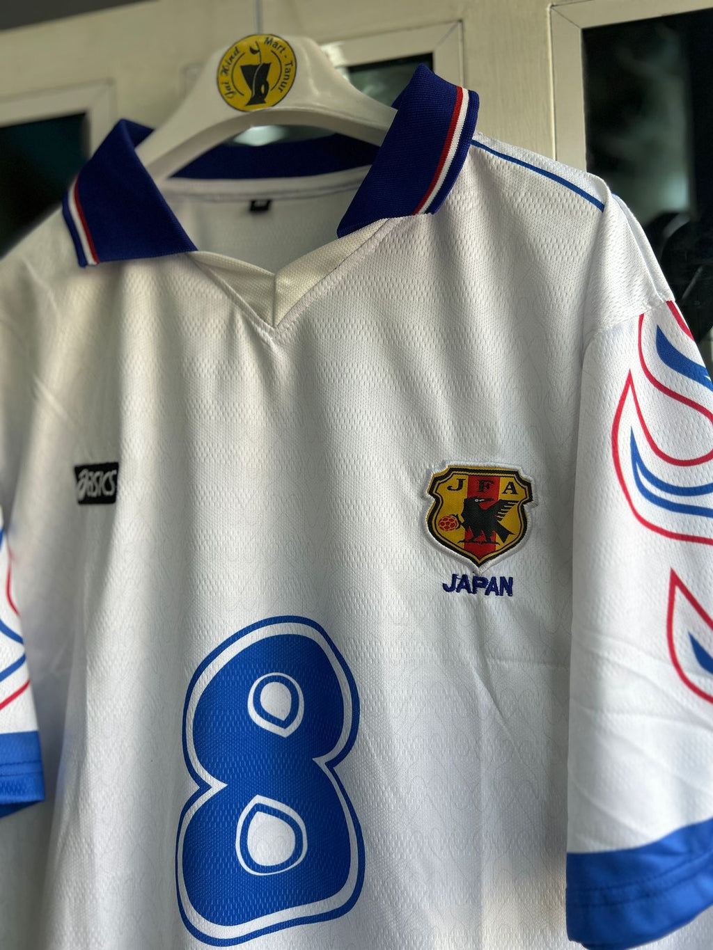 JAPAN 1998 AWAY KIT, FIVESLEEVE POLO EMBROIDERY