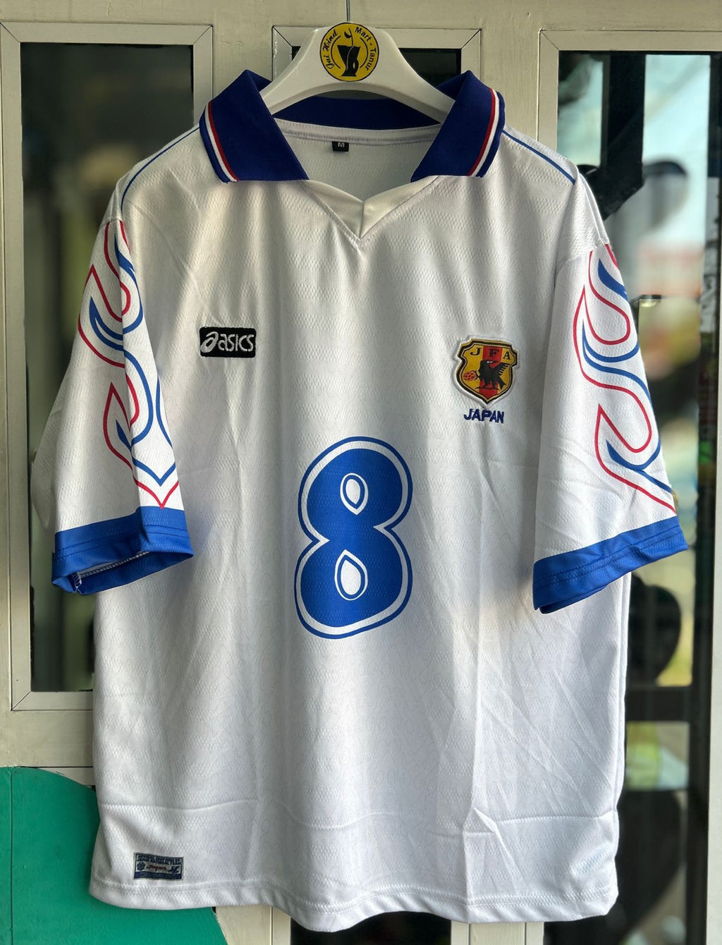 JAPAN 1998 AWAY KIT, FIVESLEEVE POLO EMBROIDERY