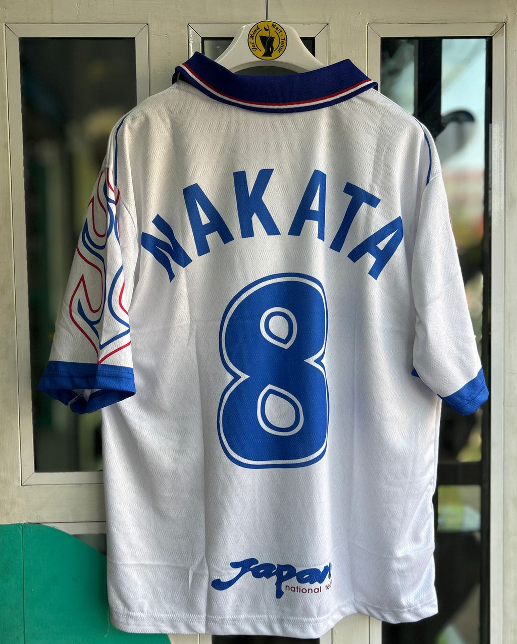 JAPAN 1998 AWAY KIT, FIVESLEEVE POLO EMBROIDERY