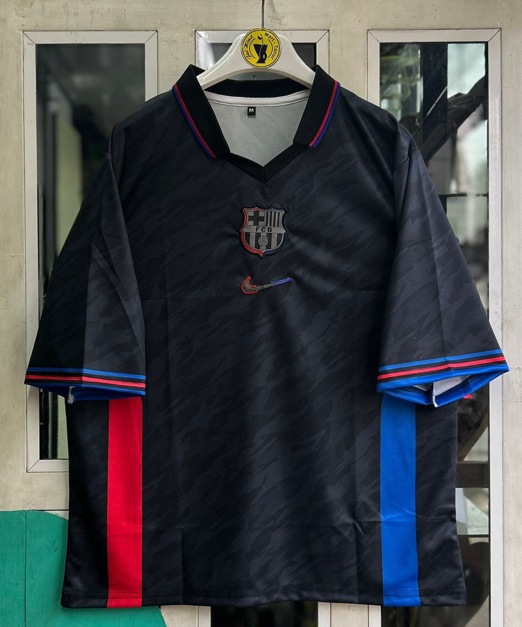 BARCELONA x TRAVISCOTT AWAY KIT, FIVESLEEVE POLO EMBROIDERY