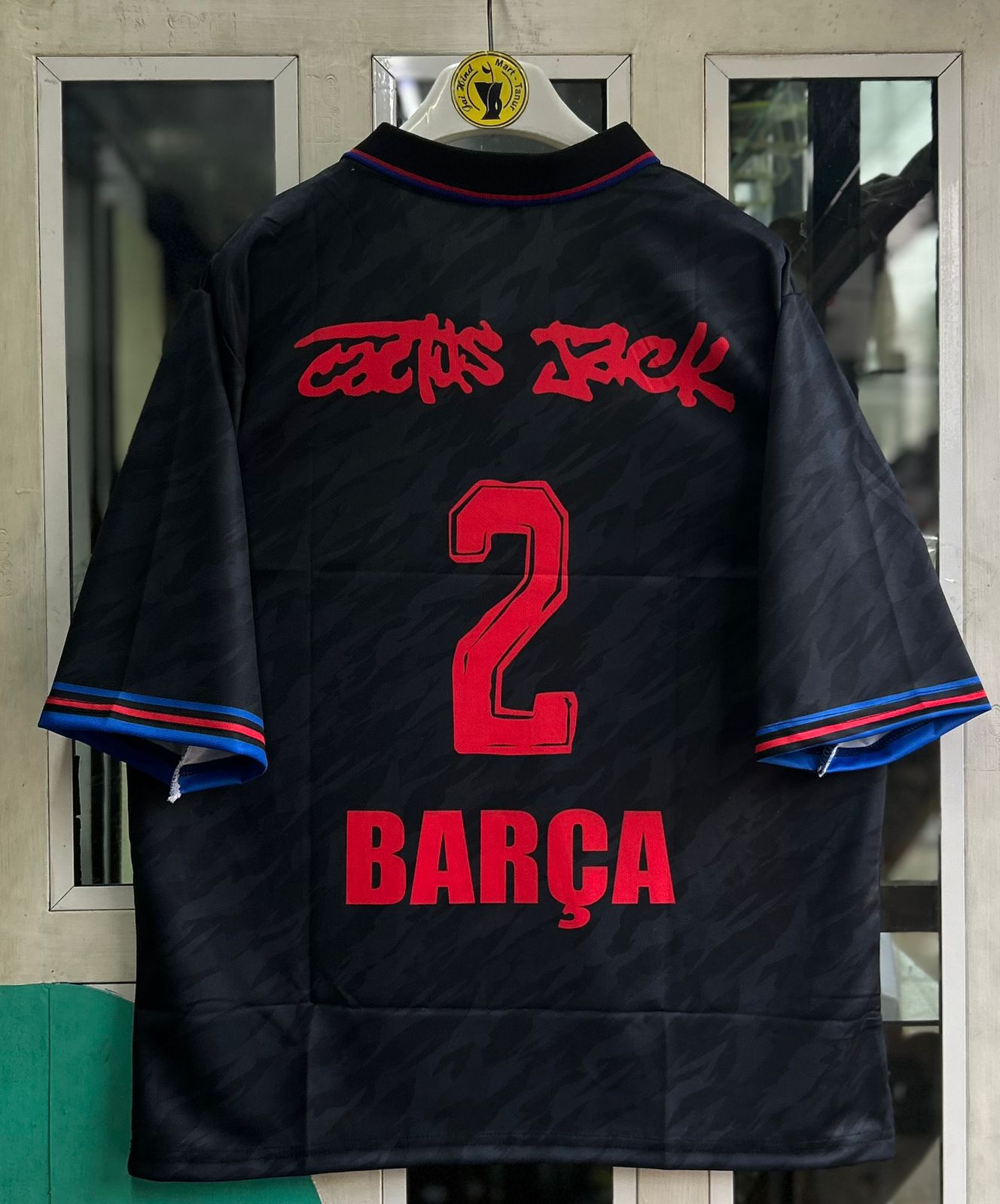 BARCELONA x TRAVISCOTT AWAY KIT, FIVESLEEVE POLO EMBROIDERY