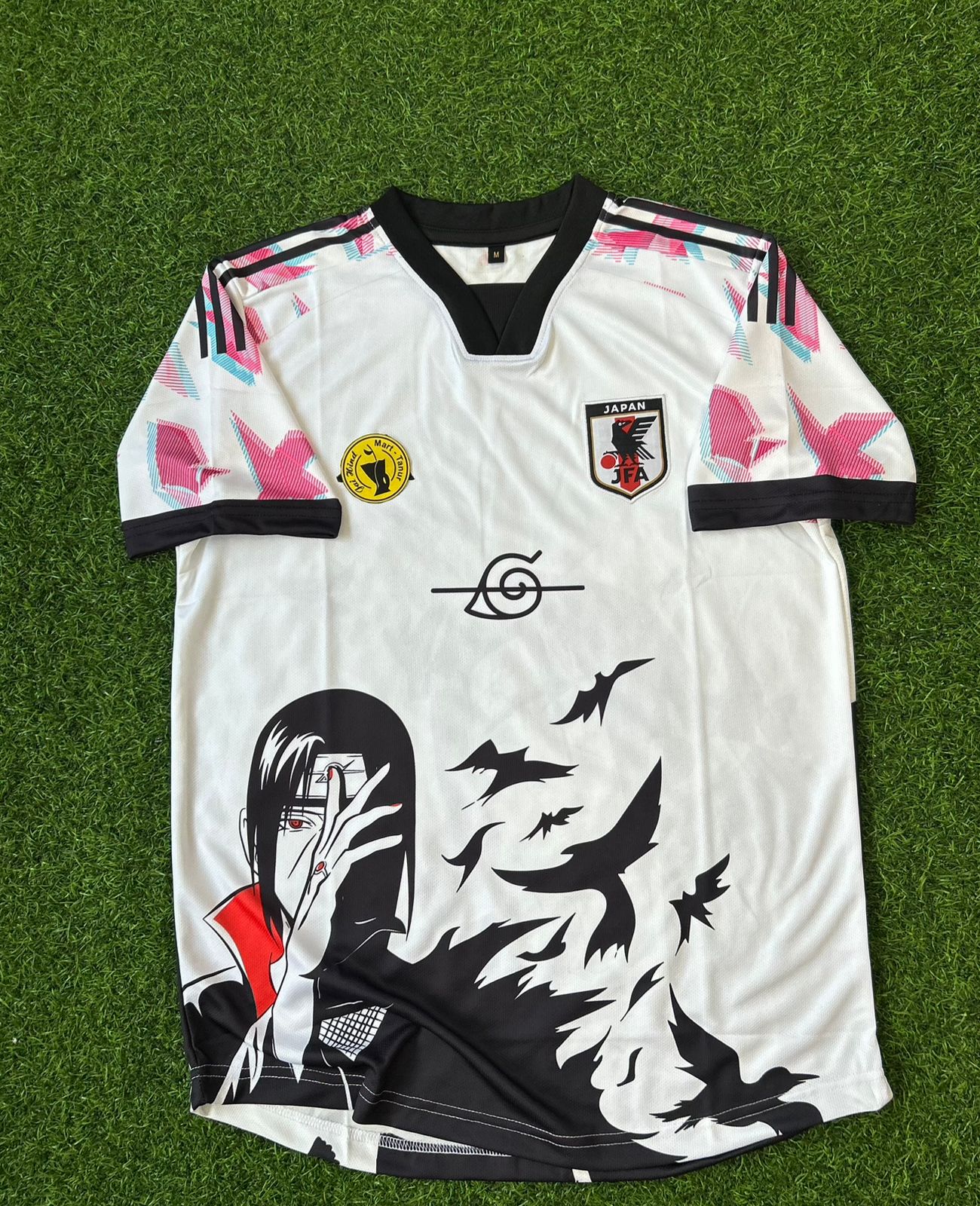JAPAN X UCHIHA ITACHI SPECIAL EDITION, HALFSLEEVE EMBROIDERY(OG NECK)