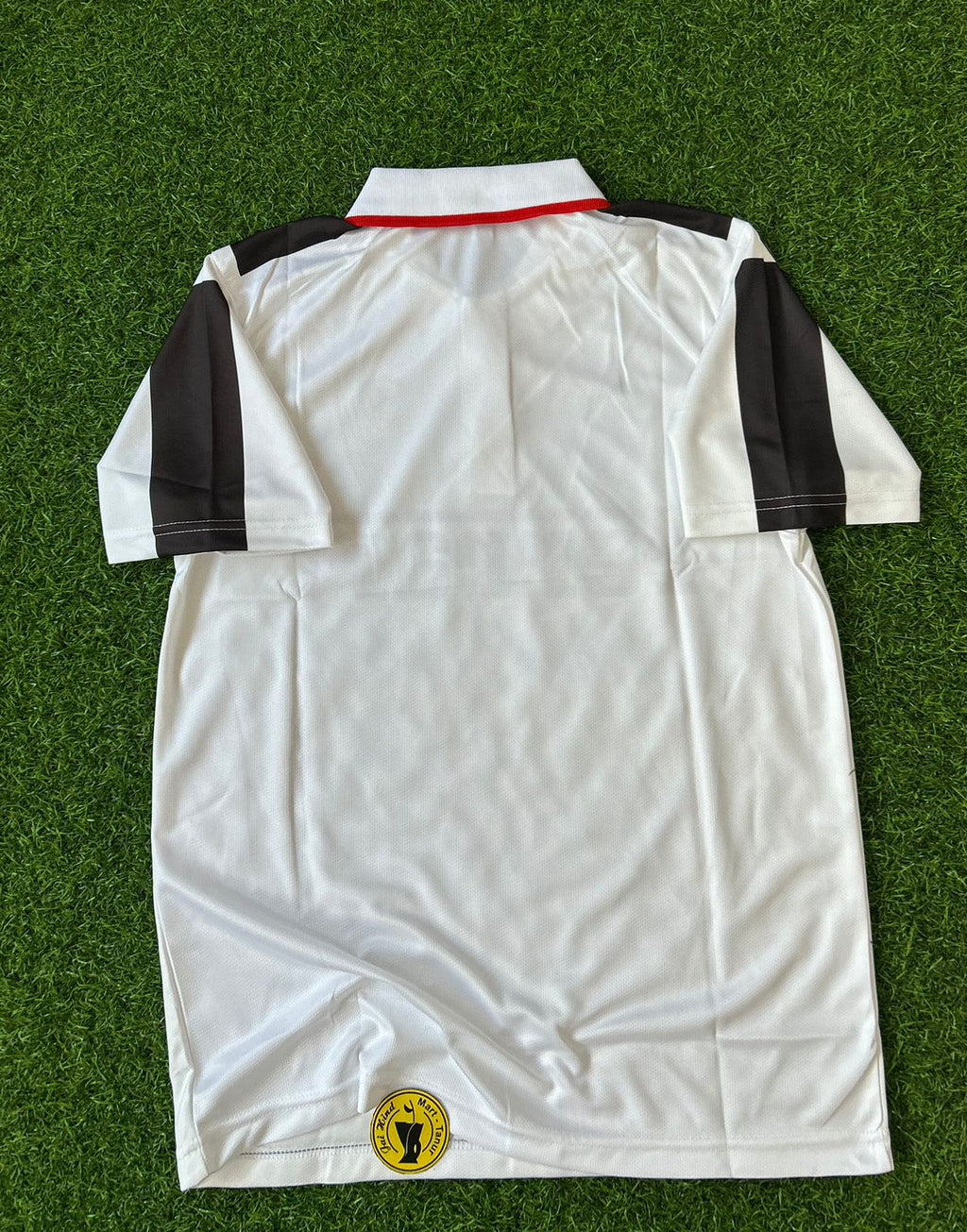 F1 FERRARI WHITE, HALFSLEEVE POLO SUBLIMATION(SIGNATURE)