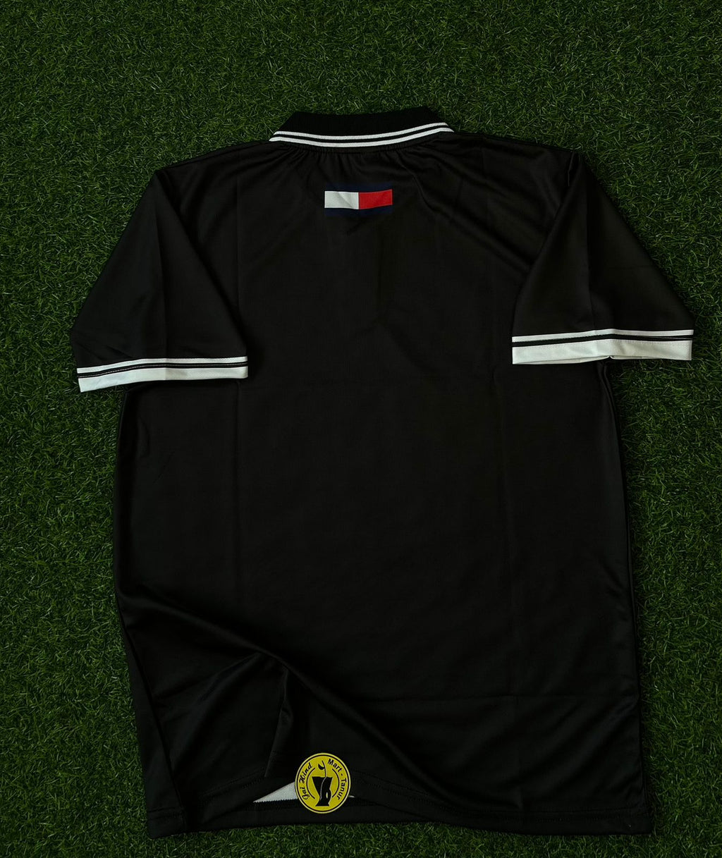 F1  BENZ BLACK, HALFSLEEVE POLO SUBLIMATION