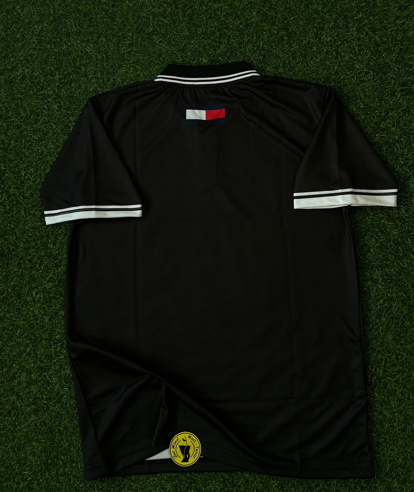 F1  BENZ BLACK, HALFSLEEVE POLO SUBLIMATION